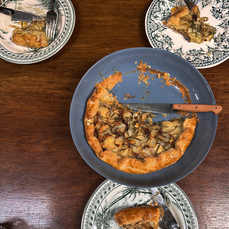 Potato, Caramelised onion and Cheddar Galette by Dom Gattermayr