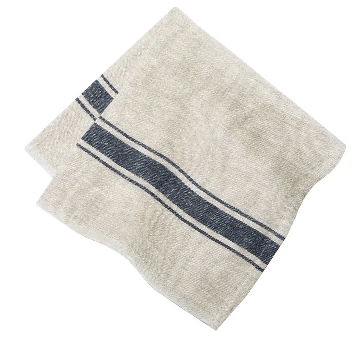Couleur Nature Napkin ~ Marseille Blue & Natural
