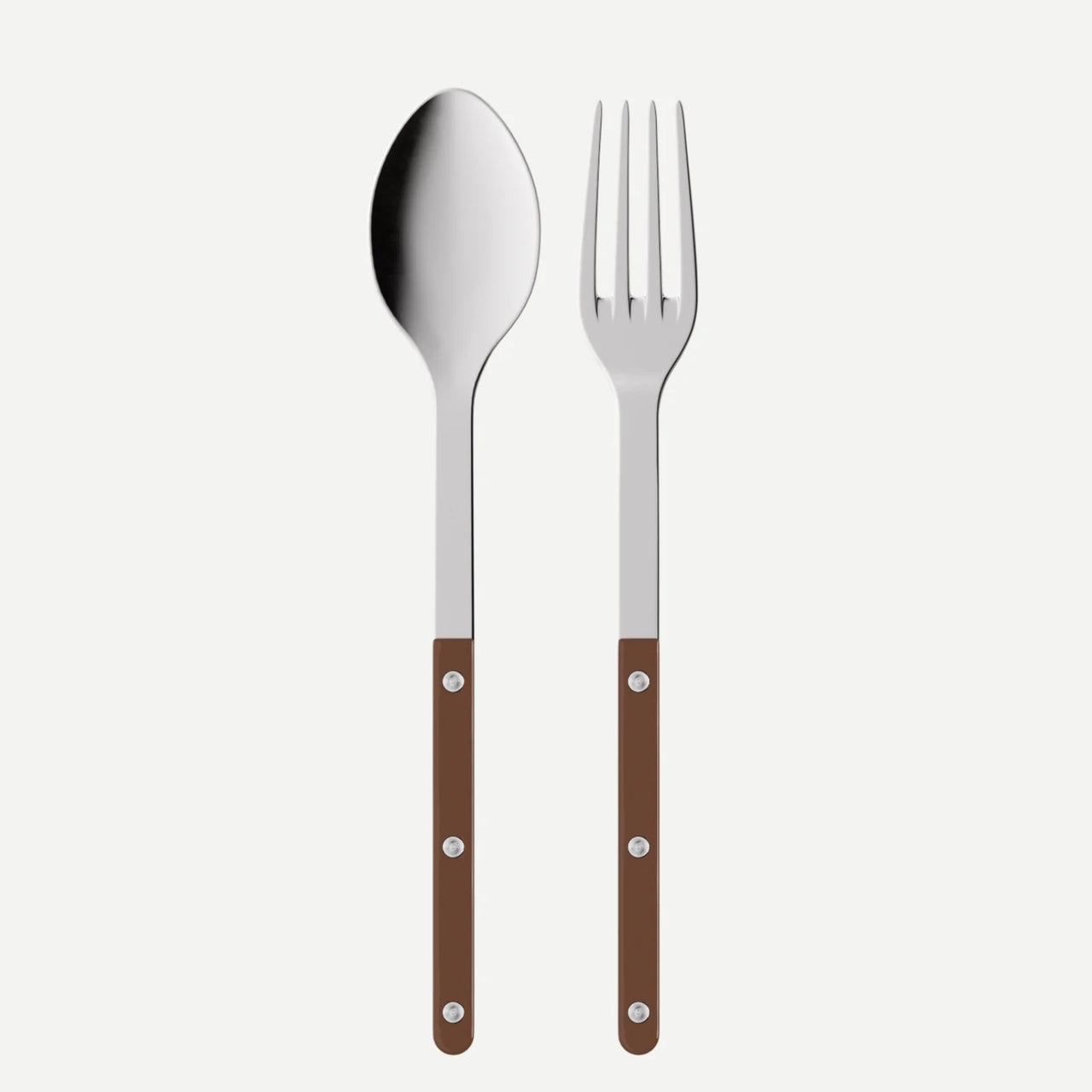 Sabre Paris Shiny Serving Set - Chocolate