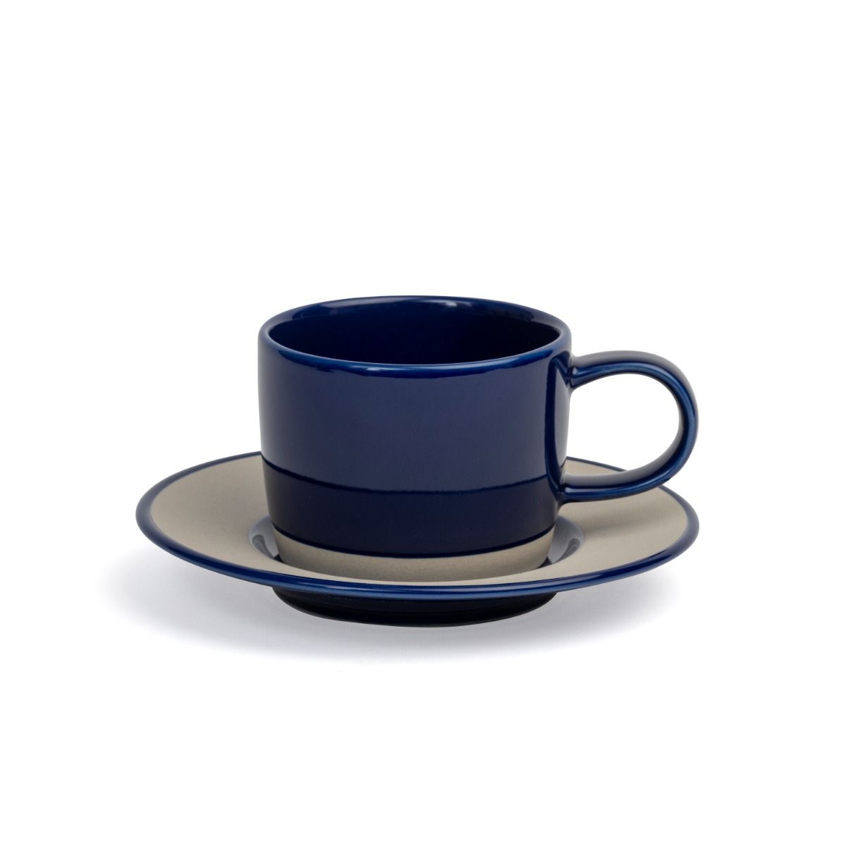 David Mellor Stoneware Tea Cup and Saucer
