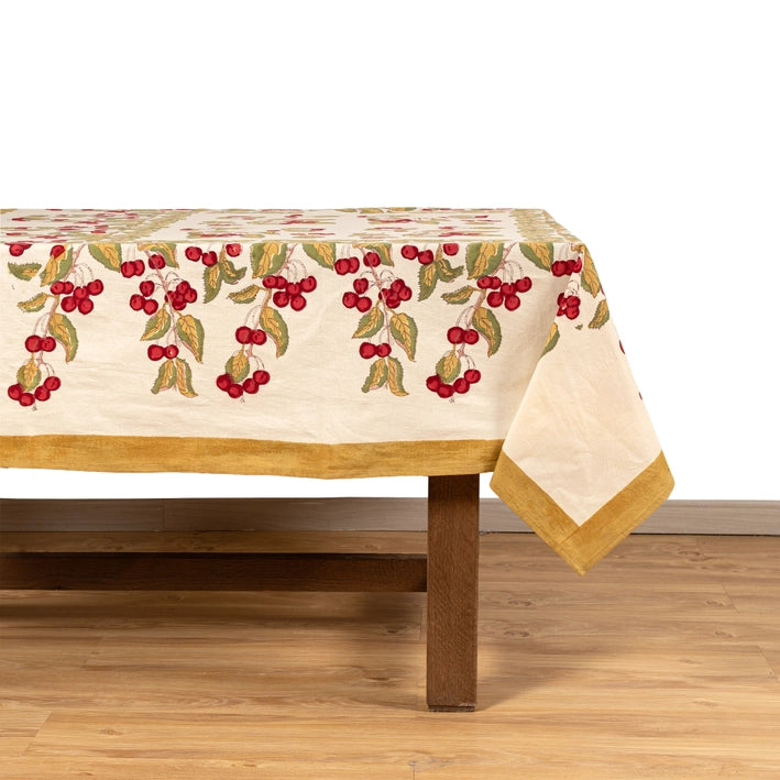 Couleur Nature Tablecloth ~ Cherry