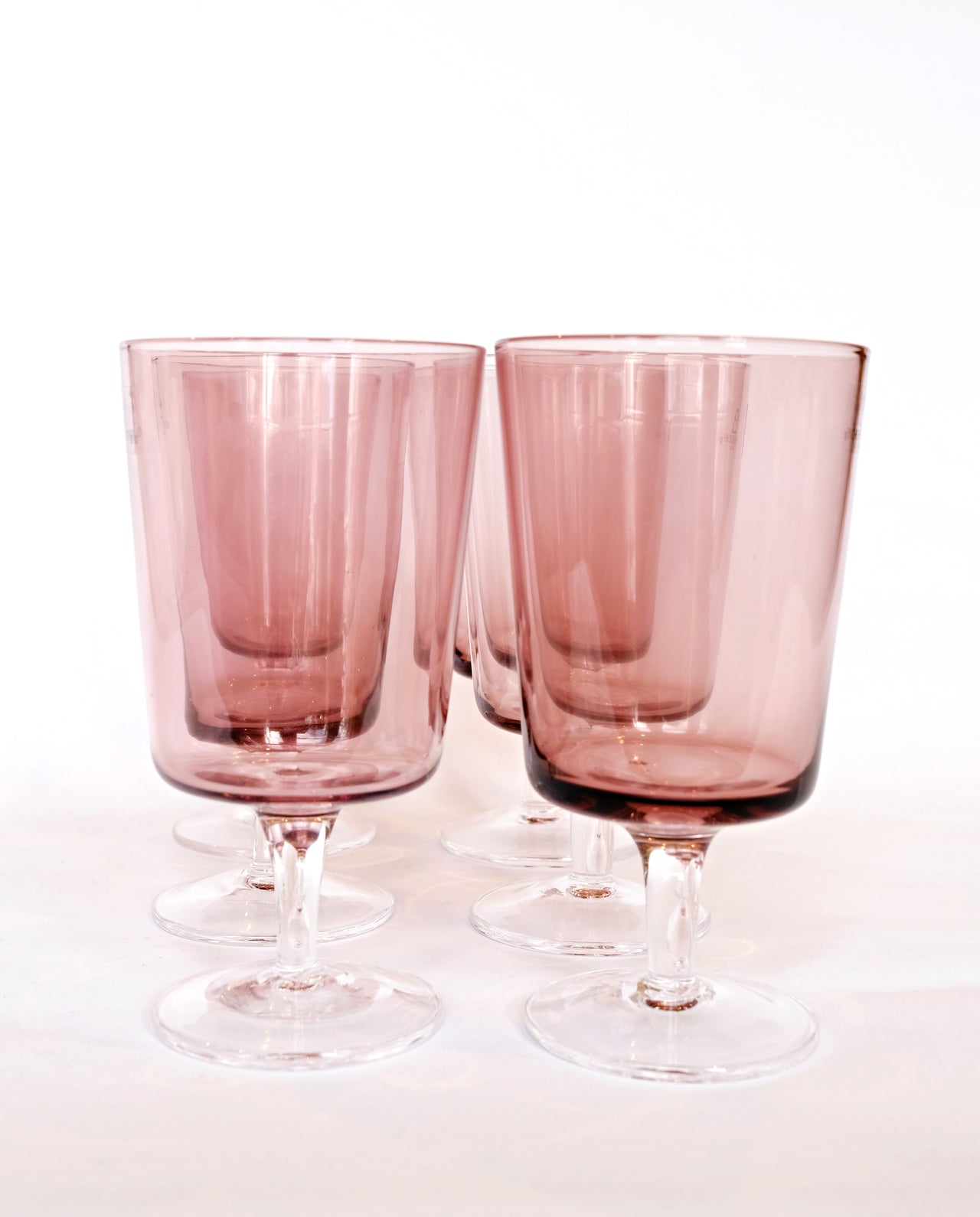 Ichendorf Milano Violet wine stemmed glasses 6 pcs set