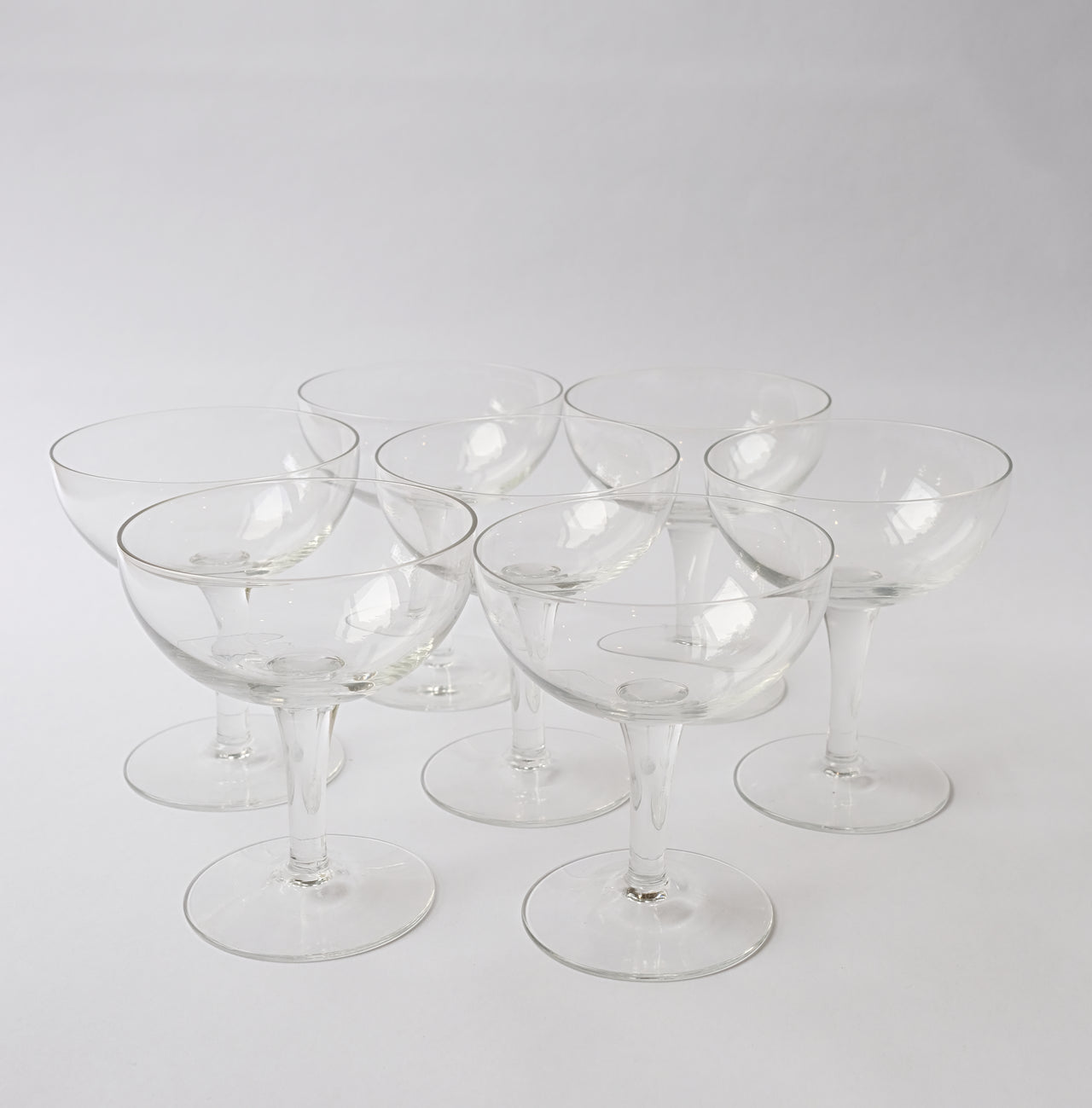 Vintage Champagne Coupes