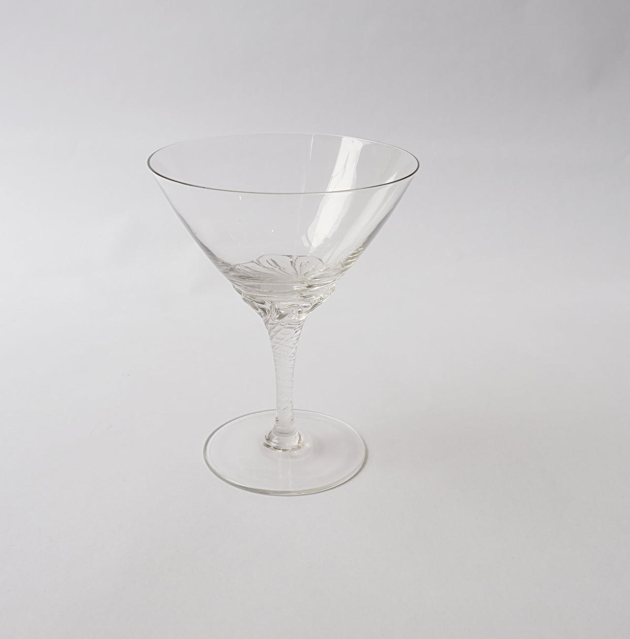 Swirl Stem Cocktail Glass Set of 2