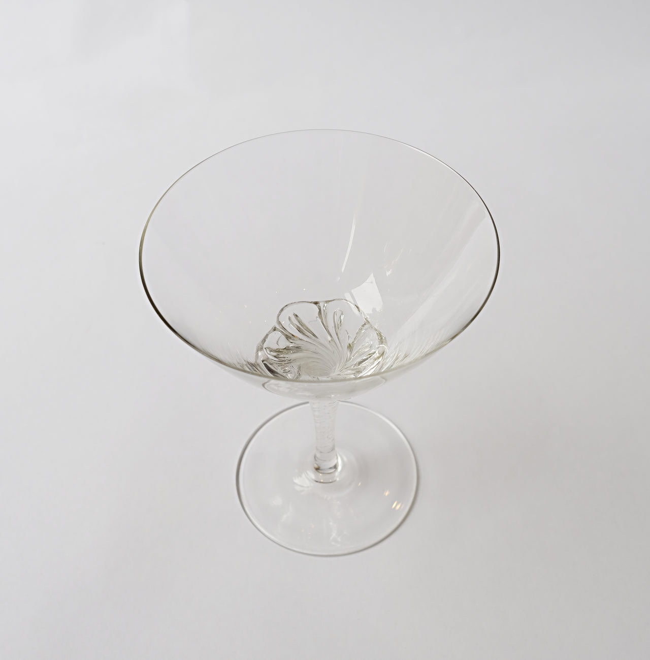 Swirl Stem Cocktail Glass Set of 2