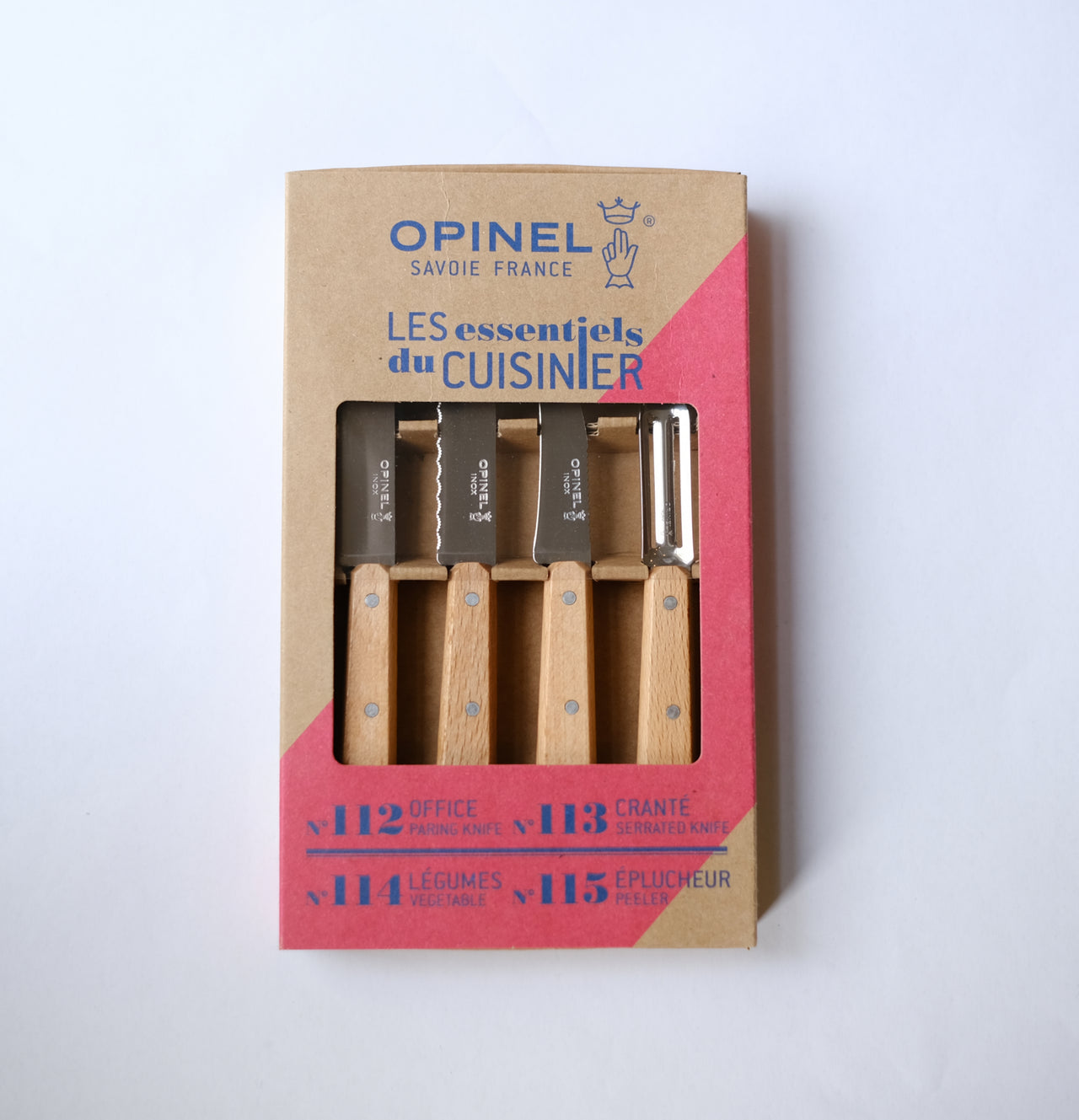 Opinel Les Essentials Kitchen Utility 4PC Set