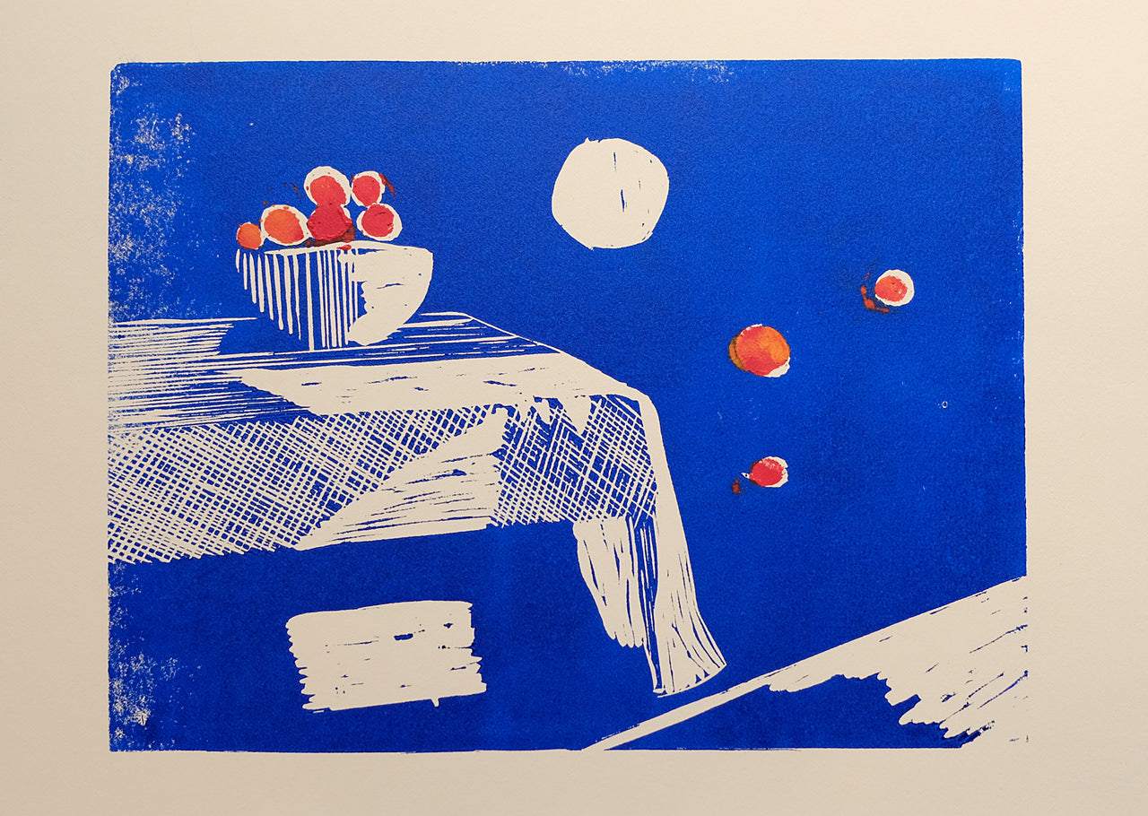 Ella Mittas A3 Woodcut - Six