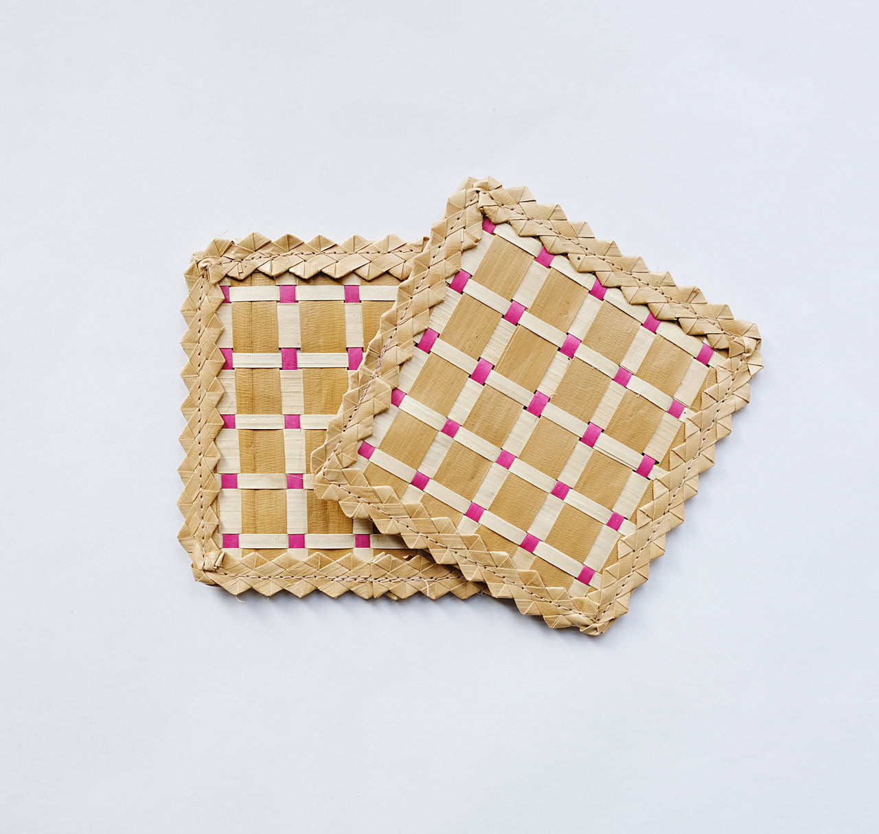 Hand-Woven Coasters