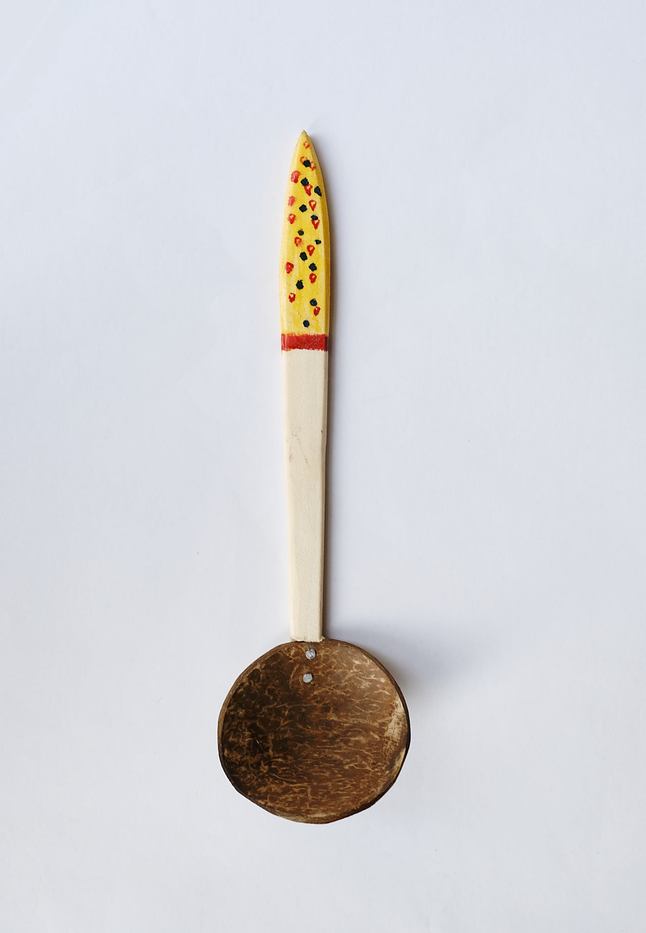 Spotted Coconut Shell Spoon