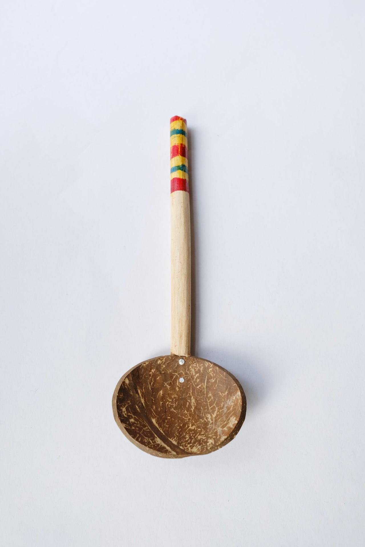 Striped Coconut Shell Spoon