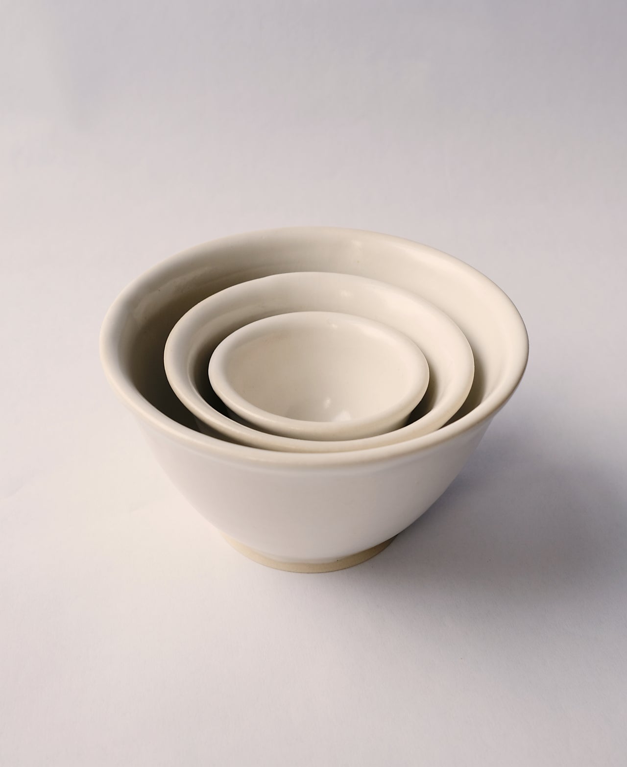 Florian Home x Tahni Bouhadana Mini Bowl Set - White Stoneware