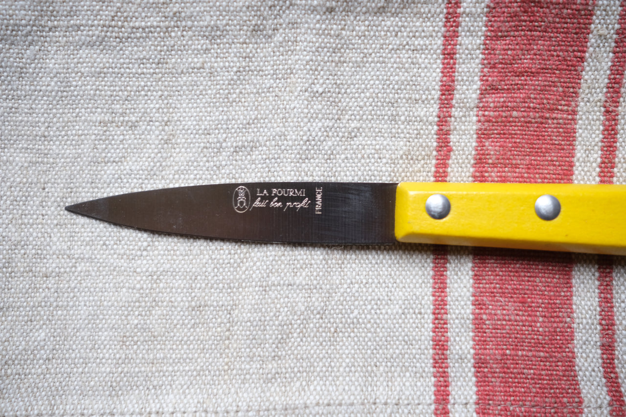 LA FOURMI Kitchen Knife ~ Yellow Handle