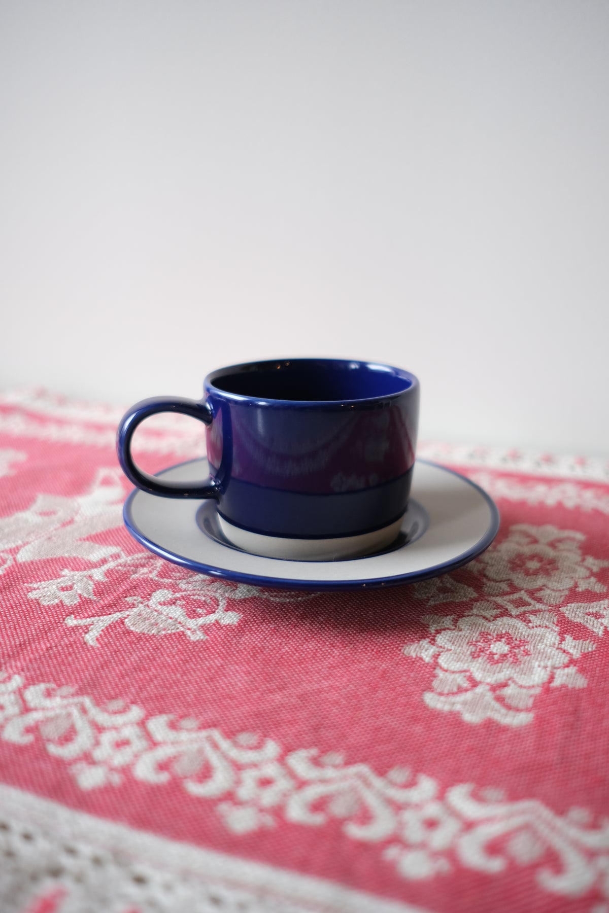 David Mellor Stoneware Tea Cup and Saucer