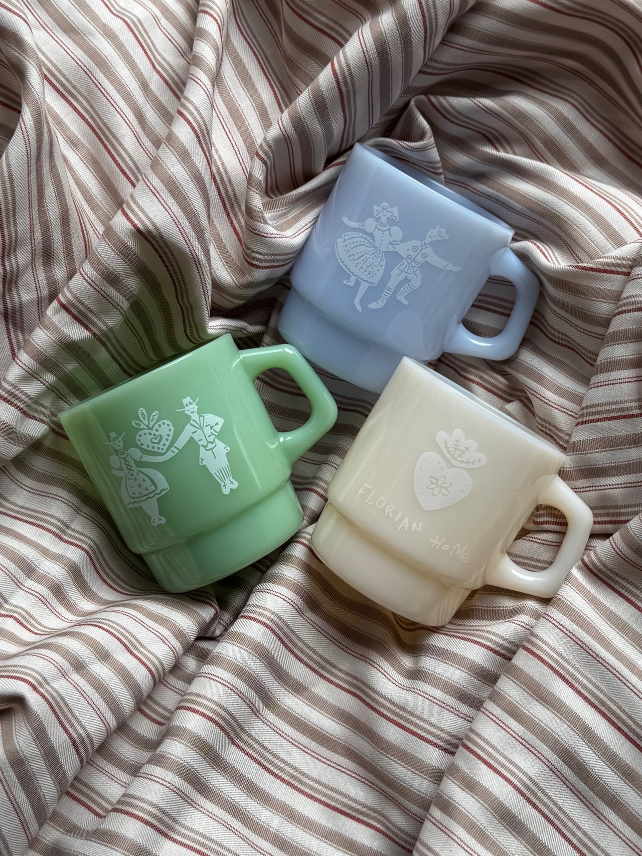 Florian Home Milk Mug 3 pack