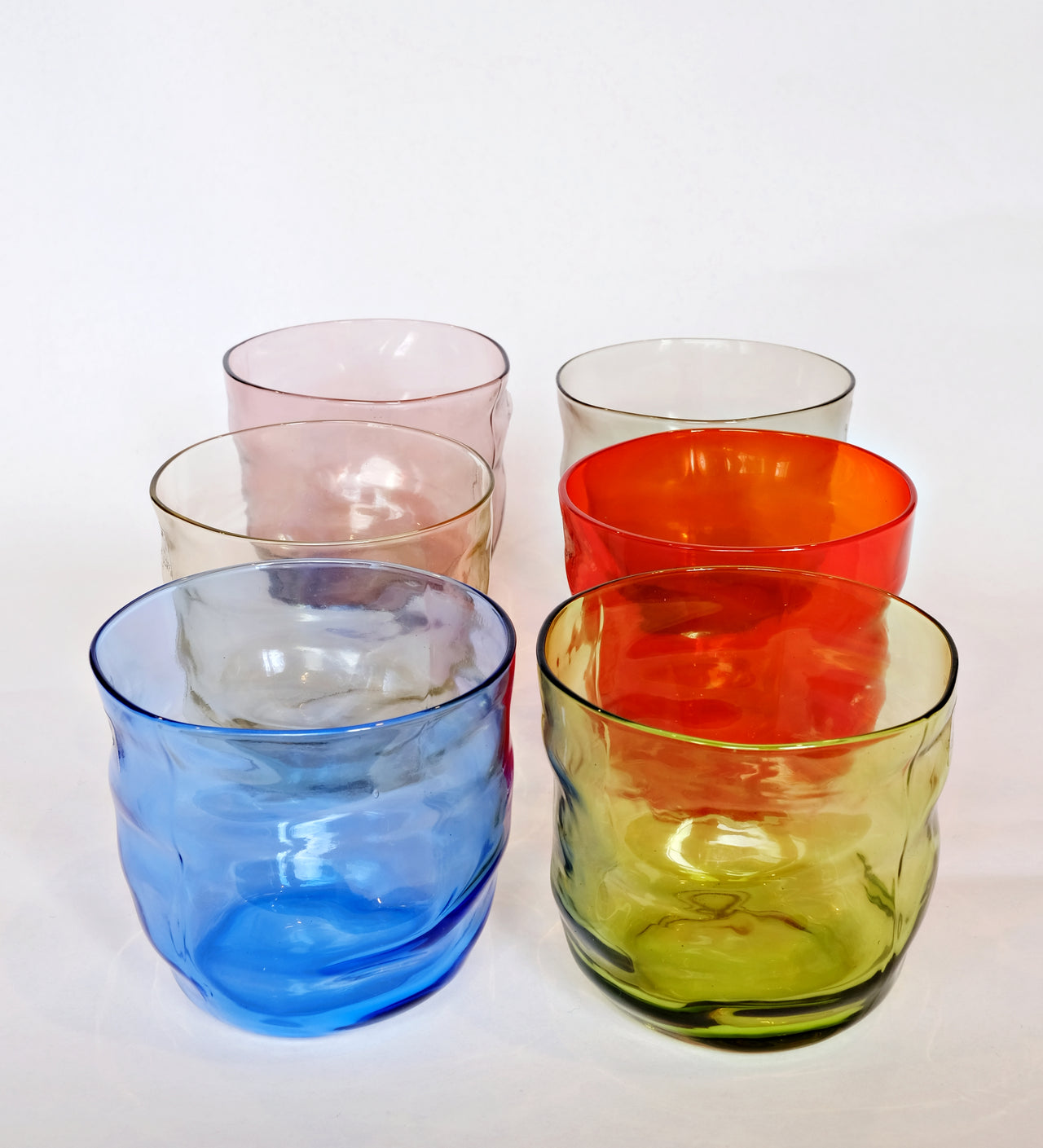 Ichendorf Milano assorted Wobbly Water Tumblers 6 Pcs Set