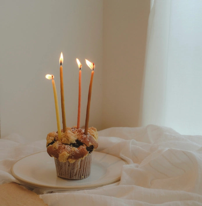 Hormscent  BEESWAX BIRTHDAY CANDLES