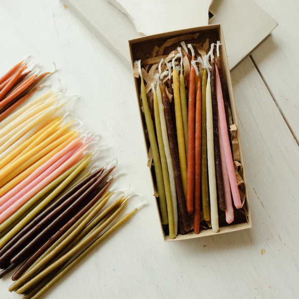 Hormscent  BEESWAX BIRTHDAY CANDLES