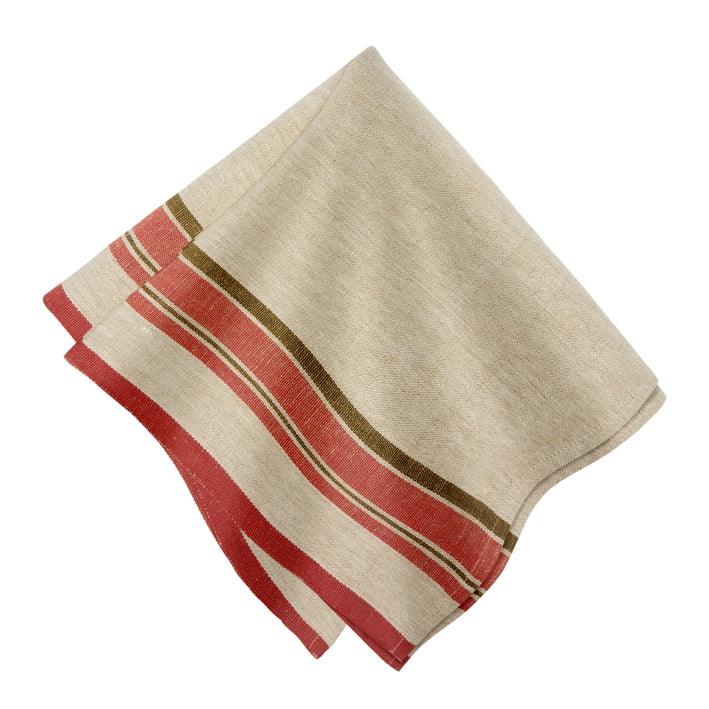 Couleur Nature Napkins ~ Antibes Natural & Sherbert